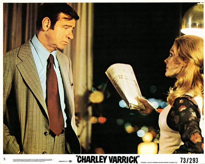 Charley Varrick - Lobbykaarten - Walter Matthau, Felicia Farr