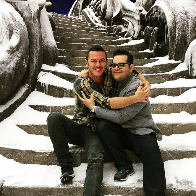 Die Schöne und das Biest - Dreharbeiten - Luke Evans, Josh Gad