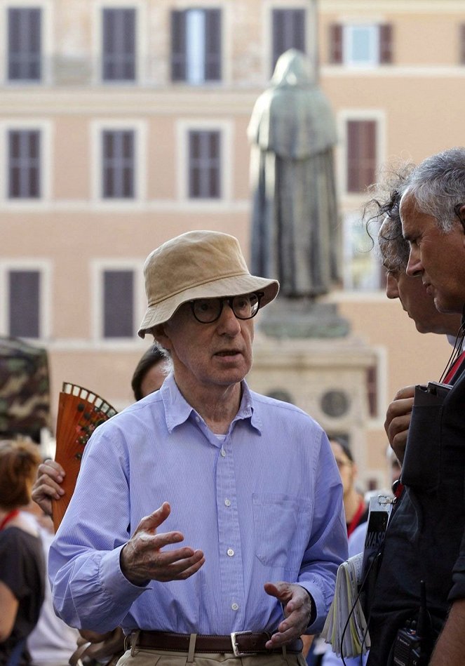 Para Roma, Com Amor - De filmagens - Woody Allen