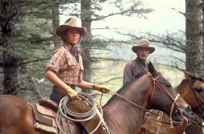 Přijíždí jezdec - Z filmu - Jane Fonda, Richard Farnsworth