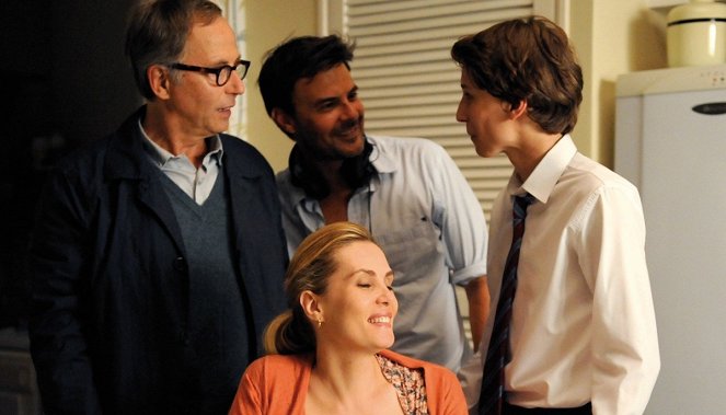 V domě - Z natáčení - Fabrice Luchini, François Ozon, Emmanuelle Seigner, Ernst Umhauer