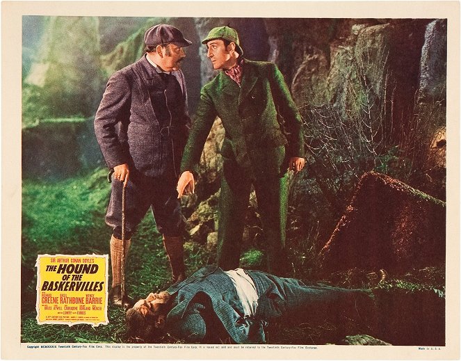 The Hound of the Baskervilles - Lobby Cards - Basil Rathbone