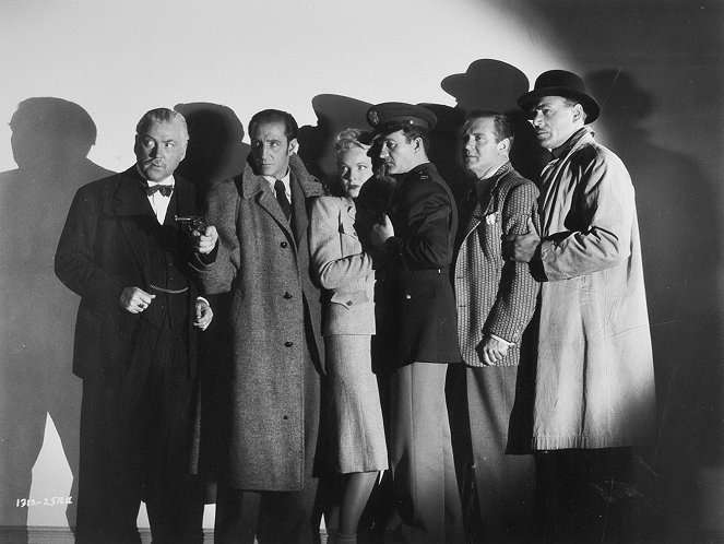 Sherlock Holmes: Gespenster im Schloss - Werbefoto - Nigel Bruce, Basil Rathbone, Hillary Brooke, Milburn Stone, Dennis Hoey