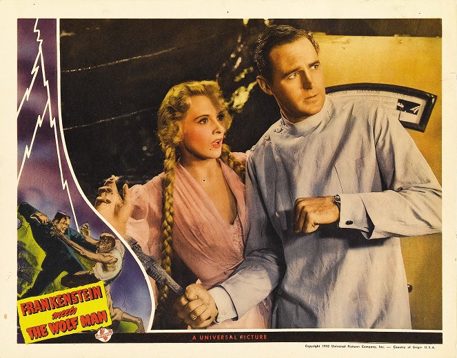 Frankenstein Meets the Wolf Man - Lobby Cards - Ilona Massey, Patric Knowles
