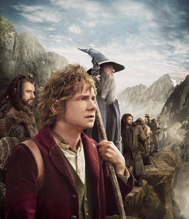 Der Hobbit: Eine unerwartete Reise - Werbefoto - Richard Armitage, Martin Freeman, Ian McKellen