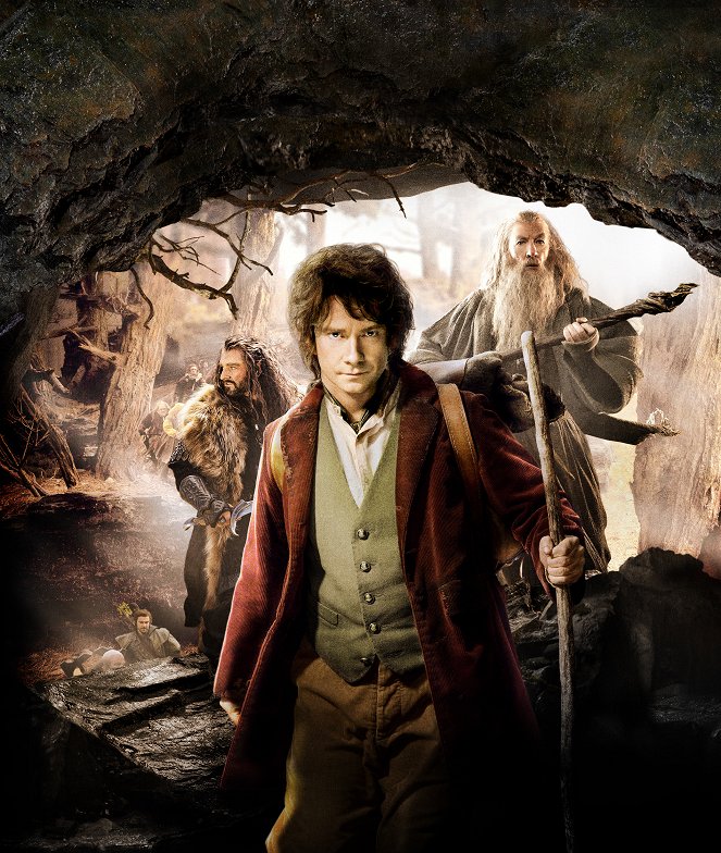 Der Hobbit: Eine unerwartete Reise - Werbefoto - Richard Armitage, Martin Freeman, Ian McKellen