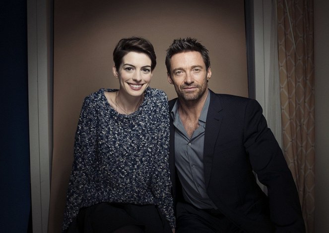 Los miserables - Promoción - Anne Hathaway, Hugh Jackman
