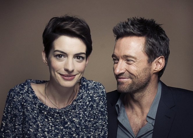 Los miserables - Promoción - Anne Hathaway, Hugh Jackman