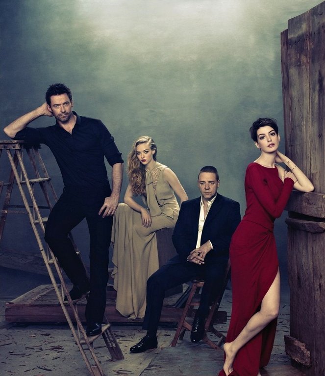 A nyomorultak - Promóció fotók - Hugh Jackman, Amanda Seyfried, Russell Crowe, Anne Hathaway