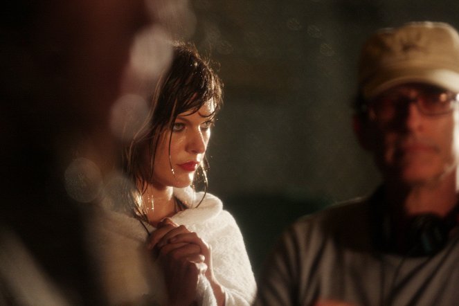 Uma Fuga Perfeita - De filmagens - Milla Jovovich