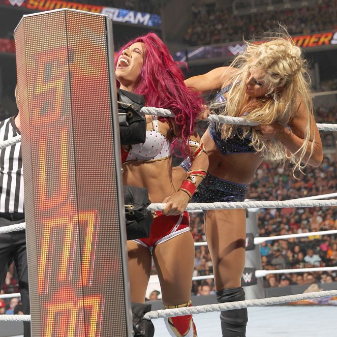 WWE SummerSlam - Photos - Mercedes Kaestner-Varnado, Ashley Fliehr