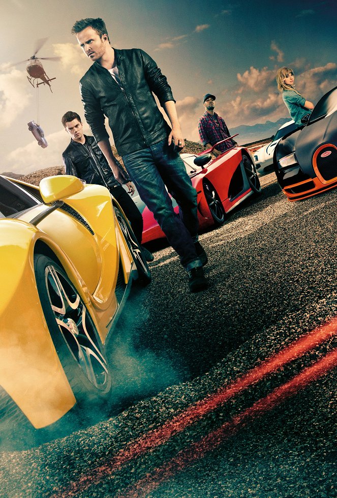 Need for Speed - Werbefoto - Dominic Cooper, Aaron Paul, Kid Cudi, Imogen Poots