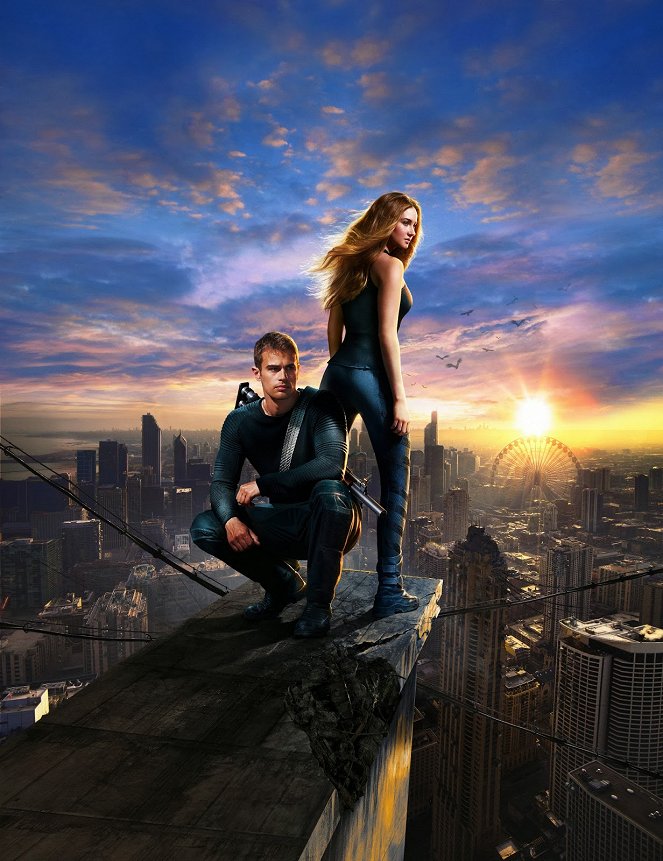 Die Bestimmung - Divergent - Werbefoto - Theo James, Shailene Woodley