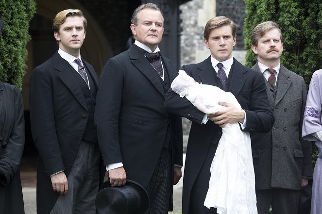 Downton Abbey - Season 3 - Episode 7 - Photos - Dan Stevens, Hugh Bonneville, Allen Leech