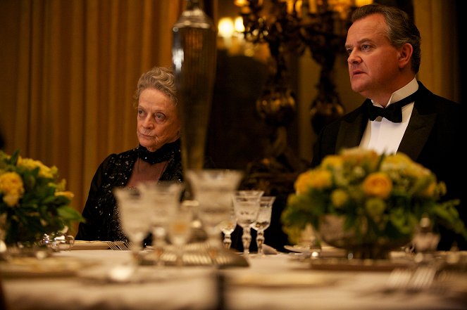Downton Abbey - Episode 7 - Z filmu - Maggie Smith, Hugh Bonneville