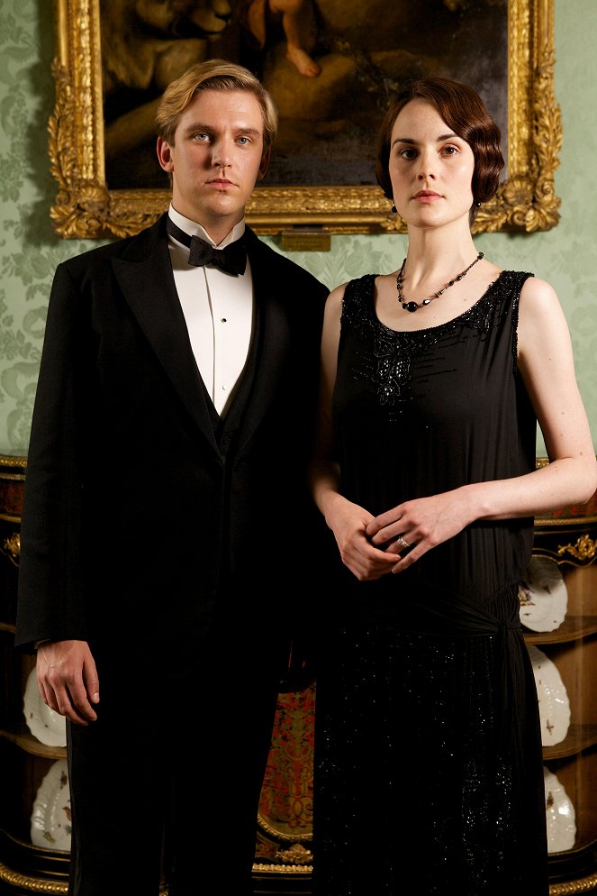 Downton Abbey - Veränderungen - Werbefoto - Dan Stevens, Michelle Dockery
