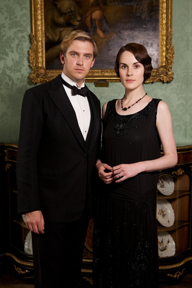 Downton Abbey - Season 3 - Veränderungen - Werbefoto - Dan Stevens, Michelle Dockery