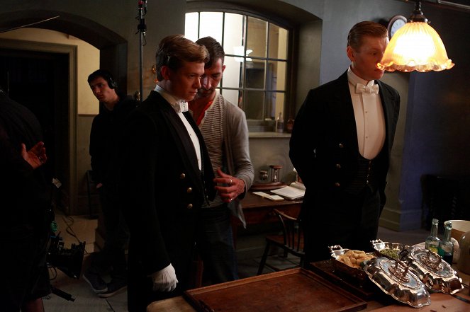 Downton Abbey - Flucht nach Downton - Dreharbeiten - Ed Speleers, Matt Milne