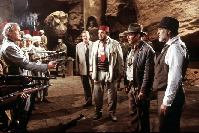 Indiana Jones och det sista korståget - Julian Glover, Alison Doody, Denholm Elliott, John Rhys-Davies, Harrison Ford, Sean Connery