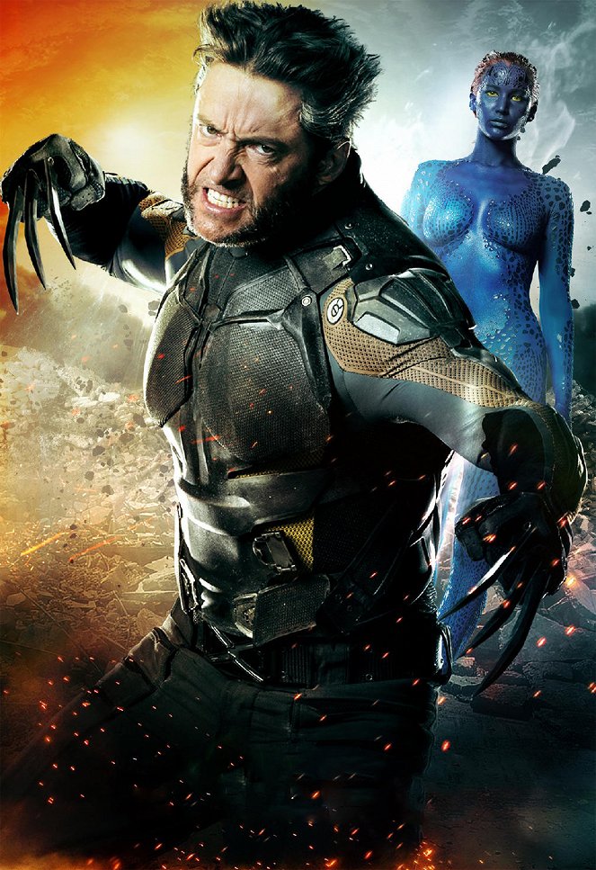 X-Men: Zukunft ist Vergangenheit - Werbefoto - Hugh Jackman, Jennifer Lawrence