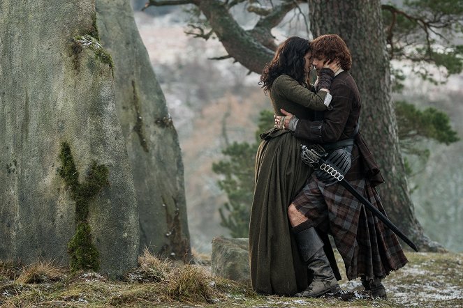 Outlander - Az idegen - Szitakötő A Borostyánban - Filmfotók - Caitríona Balfe, Sam Heughan