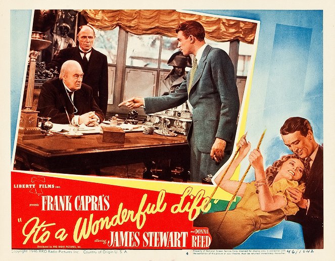 It's a Wonderful Life - Lobby Cards - Lionel Barrymore, James Stewart