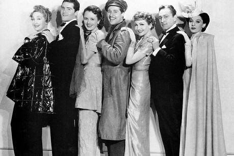 Keskiyö - Promokuvat - Francis Lederer, Mary Astor, Don Ameche, Claudette Colbert, John Barrymore, Hedda Hopper