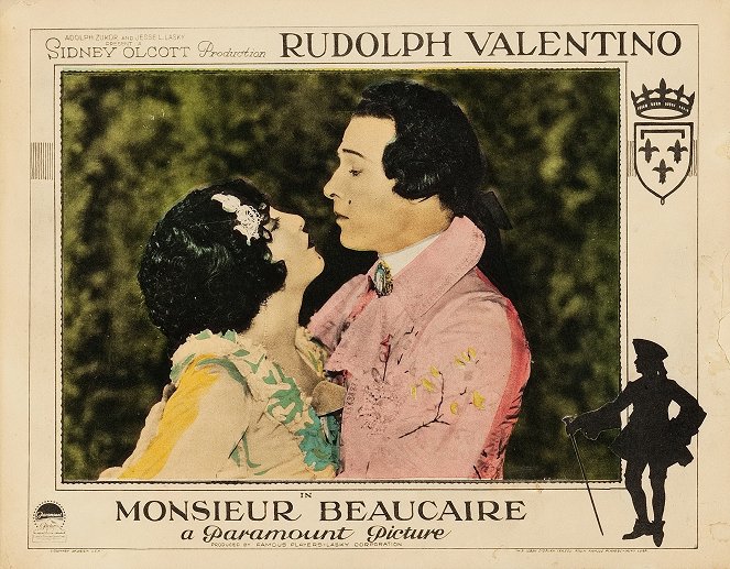 Monsieur Beaucaire - Lobbykarten - Bebe Daniels, Rudolph Valentino