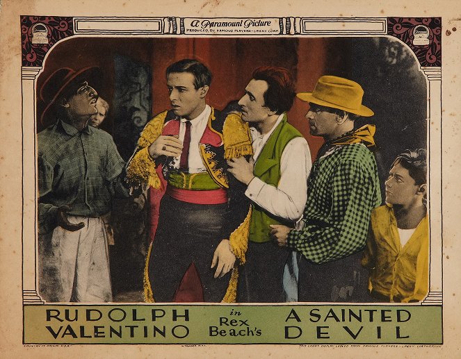 A Sainted Devil - Lobbykarten - Rudolph Valentino