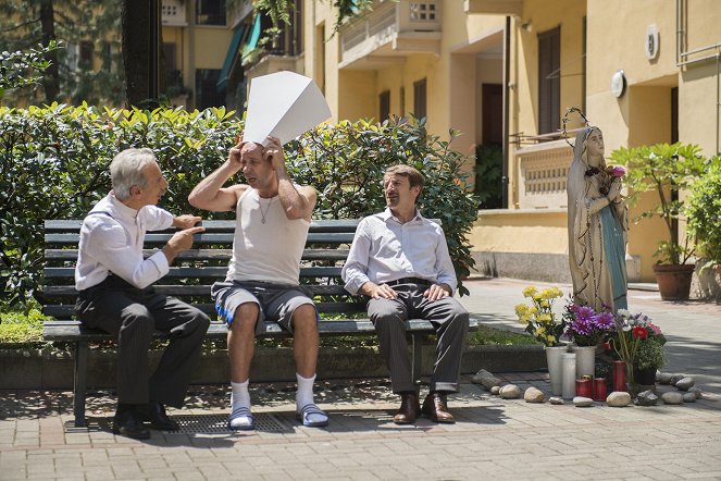 Il ricco, il povero e il maggiordomo - Dreharbeiten - Giovanni Storti, Aldo Baglio, Giacomo Poretti