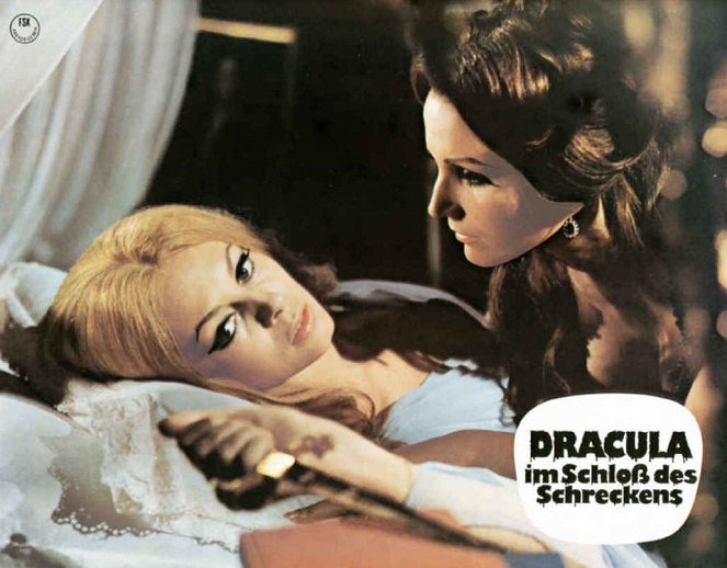 Dracula im Schloß des Schreckens - Lobbykarten - Michèle Mercier, Karin Field