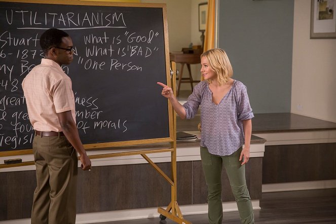 The Good Place - Category 55 Emergency Doomsday Crisis - Photos - William Jackson Harper, Kristen Bell