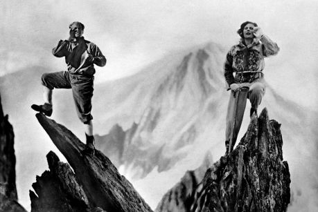 Stürme über dem Mont Blanc - Z filmu - Sepp Rist, Leni Riefenstahl