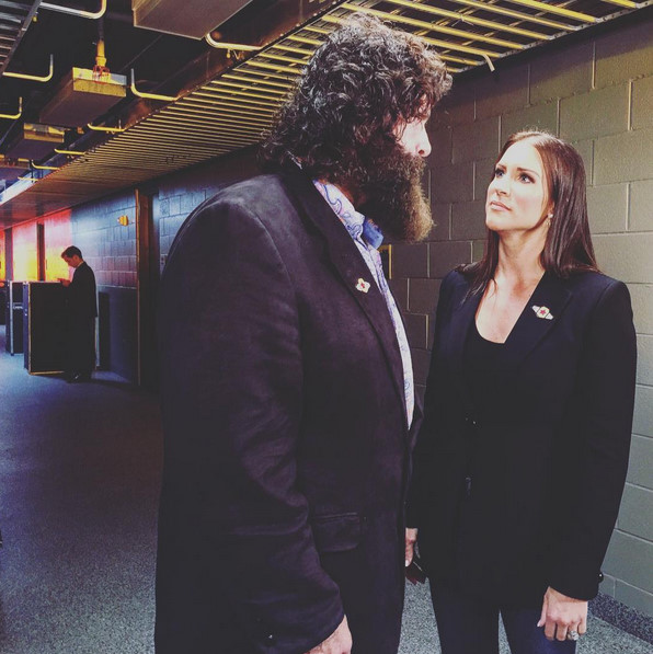 WWE Monday Night RAW - Making of - Mick Foley, Stephanie McMahon