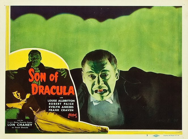 Son of Dracula - Lobby karty