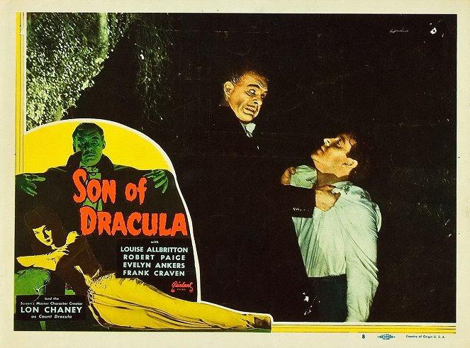 Son of Dracula - Lobby karty