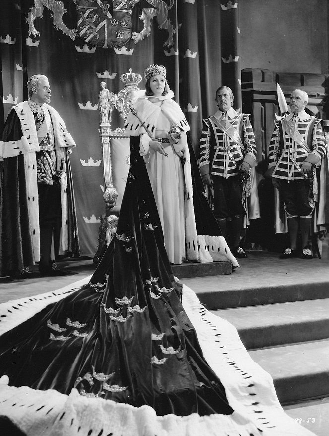 Královna Kristýna - Z filmu - Reginald Owen, Greta Garbo