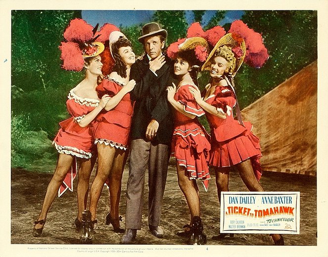 A Ticket to Tomahawk - Lobby Cards - Dan Dailey, Marilyn Monroe