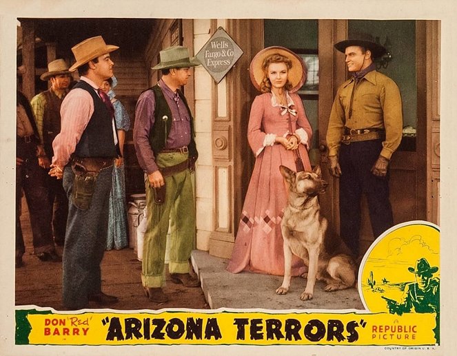 Arizona Terrors - Lobby karty - Lynn Merrick, Don 'Red' Barry