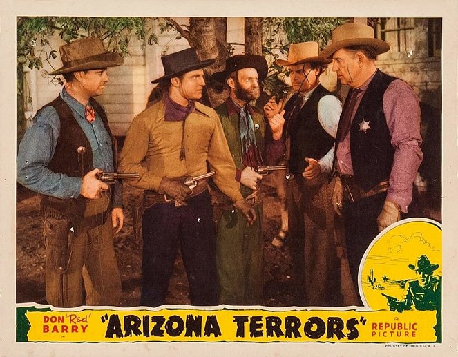 Arizona Terrors - Lobby karty - Don 'Red' Barry, Al St. John