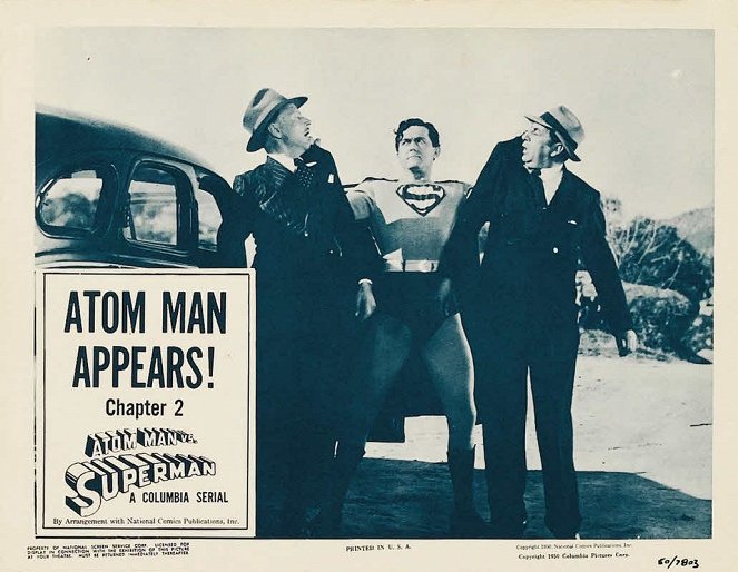 Atom Man Vs. Superman - Lobby karty - Kirk Alyn
