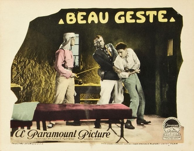Beau Geste - Lobbykaarten