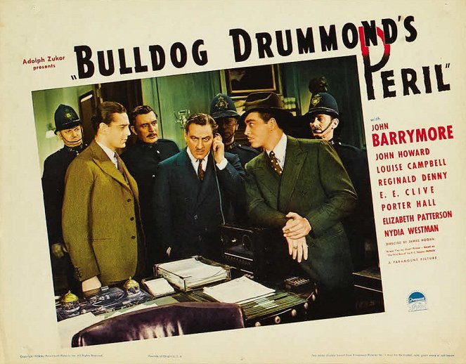 Bulldog Drummond's Peril - Cartões lobby