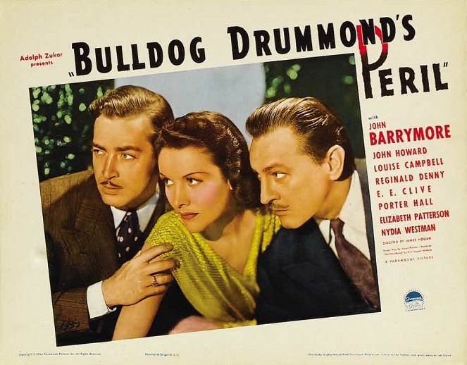 Bulldog Drummond's Peril - Vitrinfotók