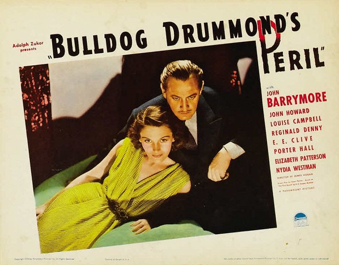 Bulldog Drummond en péril - Cartes de lobby