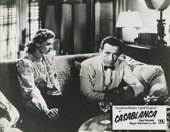 Casablanca - Cartões lobby - Ingrid Bergman, Humphrey Bogart