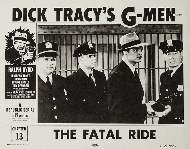 Dick Tracy's G-Men - Lobbykarten