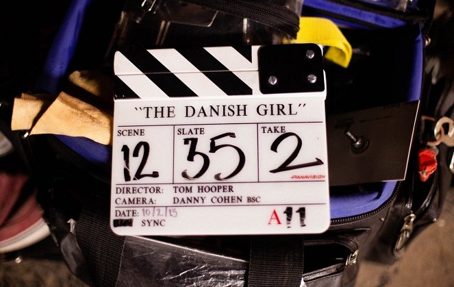 Dánske dievča - Z nakrúcania