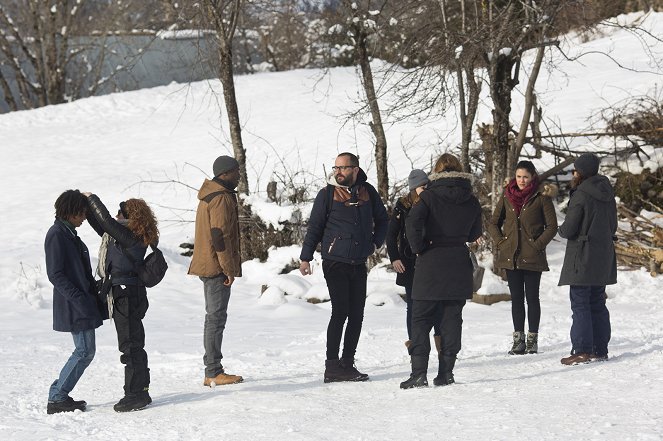 Palmeras en la nieve - Del rodaje