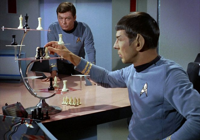 Star Trek: La serie original - Consejo de guerra - De la película - DeForest Kelley, Leonard Nimoy